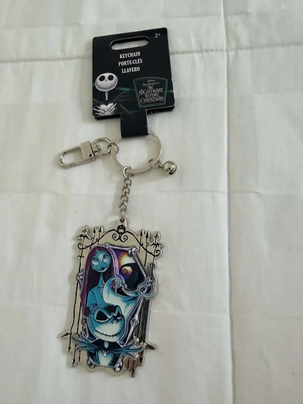 Disney The Nightmare Before Christmas Jack and Sally Keychain